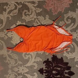 Michael Kors Coral One Piece Bathing Suit